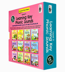 My Second Phonic Sounds 12 Books Collection Box Set with Included Fun Activities