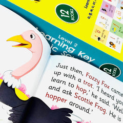 My Second Phonic Sounds 12 Books Collection Box Set with Included Fun Activities