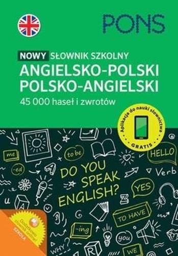 Pons Nowy słownik szkolny angielsko-polski, polsko-angielski