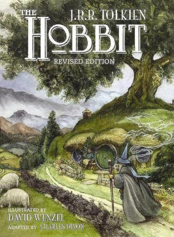 Cover of The Hobbit: Delve into the realm of good versus evil with this well-loved by J. R. R. Tolkien