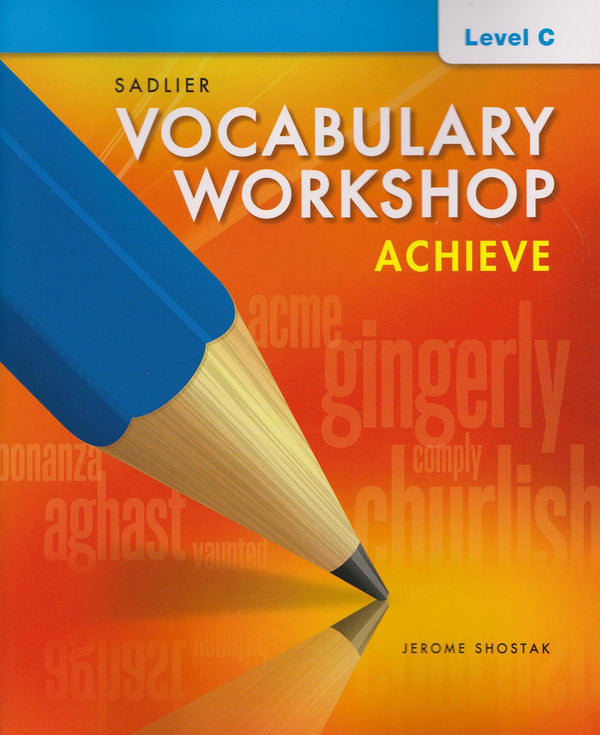 Cover of Vocabulary Workshop Achieve Level C Grade 8 by Jerome Shostak