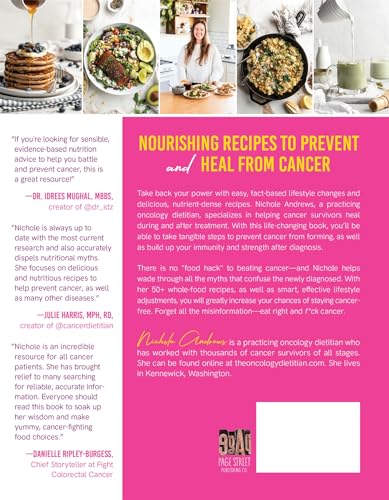 Cover of The F*ck Cancer Cookbook: 60 Nutrient-Dense and Holistic Recipes for Taking Care by Nichole Andrews