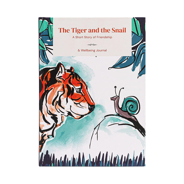 Cover of The Little Calm and Happy Company - Tiger and the Snail Wellness Journal