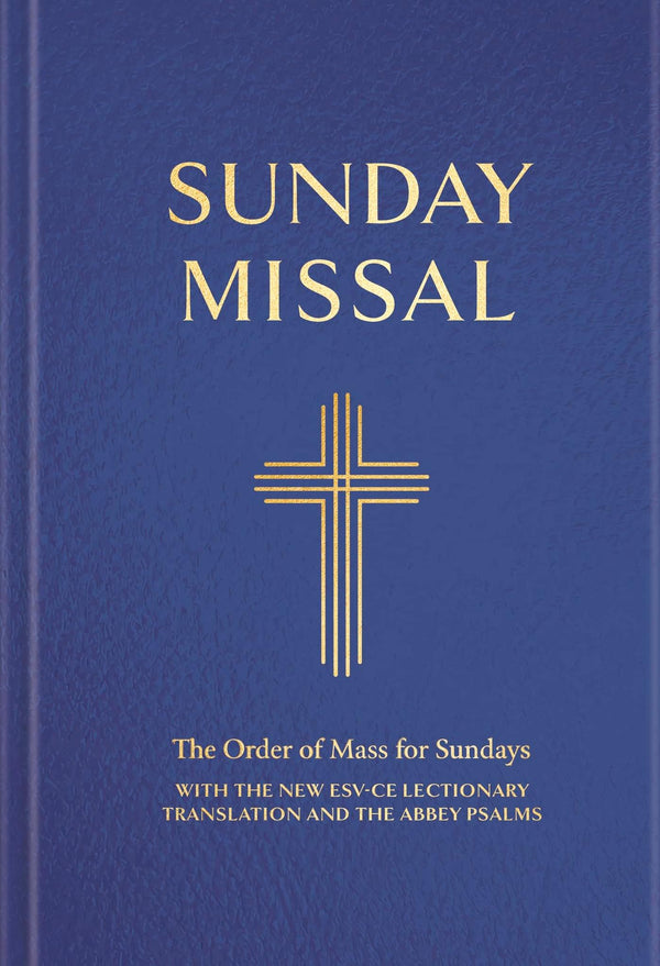 Cover of Sunday Missal: People's Edition (Blue Binding): (New ESV Lectionary for ADVENT 2 by Catholic Bishops’ Conference of England and Wales