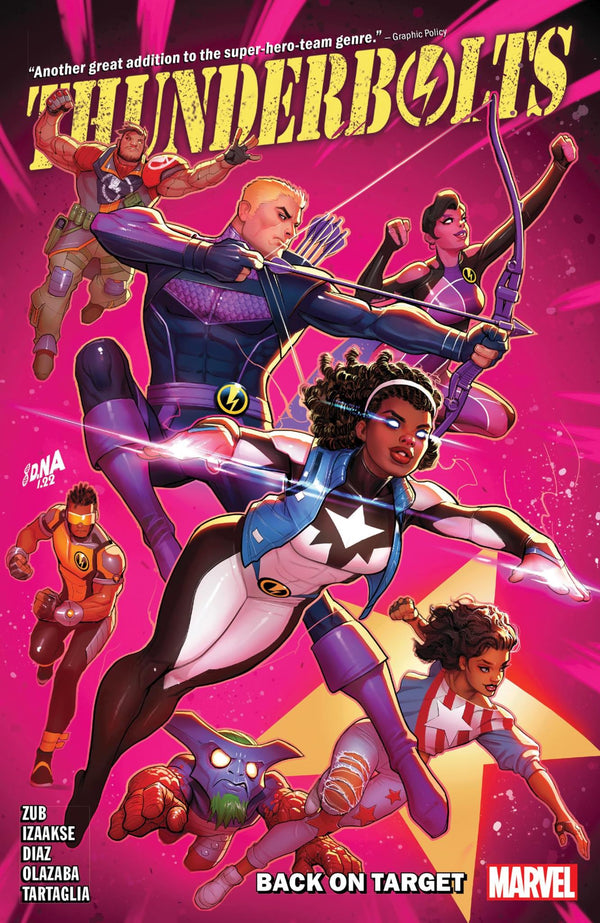 Cover of Thunderbolts: Back on Target by Jim Zub