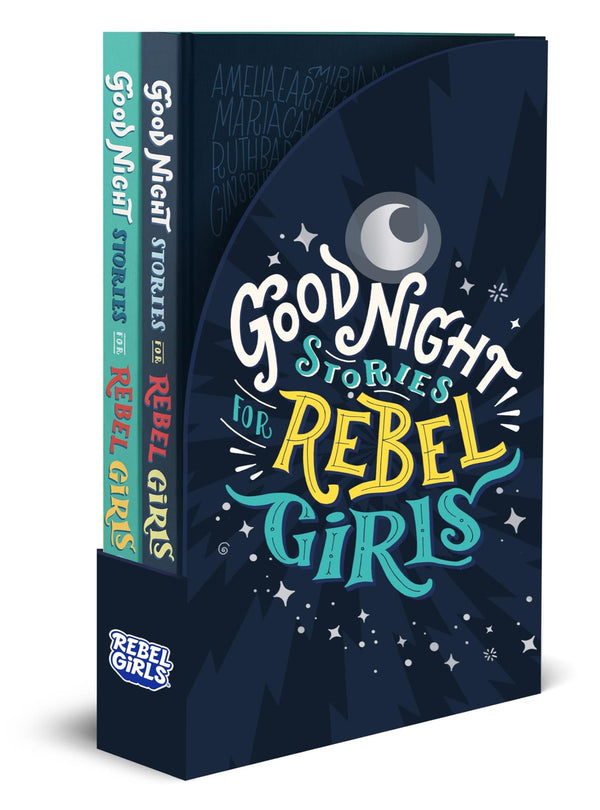 Cover of Good Night Stories for Rebel Girls 2-Book Gift Set by Francesca Cavallo