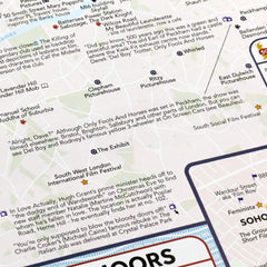 Great British Film & TV Map | TV Map & Guide | Marvellous Maps | Film & TV Gifts