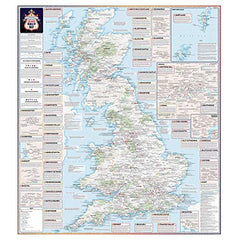 Great British Film & TV Map | TV Map & Guide | Marvellous Maps | Film & TV Gifts
