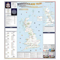 Great British Film & TV Map | TV Map & Guide | Marvellous Maps | Film & TV Gifts