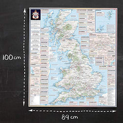 Great British Film & TV Map | TV Map & Guide | Marvellous Maps | Film & TV Gifts