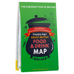 Cover of Great British Food & Drink Map | Food Map & Guide | Marvellous Maps