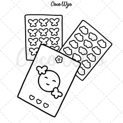 Glow Cosmetics: Coloring Book for Adults and Kids, Bold and Easy, Simple