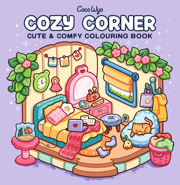 Cover of Cozy Corner: A Calm and Comforting Colouring Book for All Ages (Coco Wyo)
