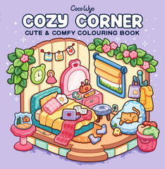 Cover of Cozy Corner: A Calm and Comforting Colouring Book for All Ages (Coco Wyo)