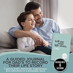Tell Me Your Life Story, Dad: A Father’s Guided Journal and Memory Keepsake Book
