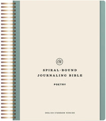 Cover of ESV Spiral-Bound Journaling Bible, Poetry (Hardcover): Esv Journaling Bible by ESV
