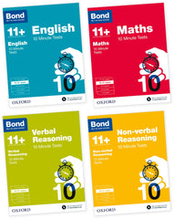 Bond 11+: English, Maths, Non-verbal Reasoning, Verbal Reasoning: 10 Minute Test