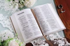 Niv, Bride's Bible, Cloth Over Board, Cream, Red Letter, Comfort