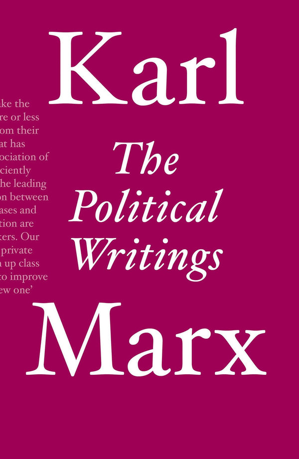 Cover of The Political Writings by Karl Marx