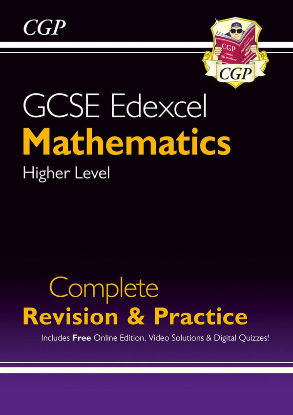 Cover of GCSE Maths Edexcel Complete Revision & Practice: Higher inc Online Ed by CGP Books