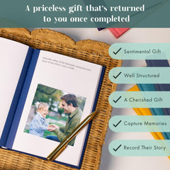 Dear Dad, From You To Me: Memory Journal Capturing Your Father's Own Amazing Sto