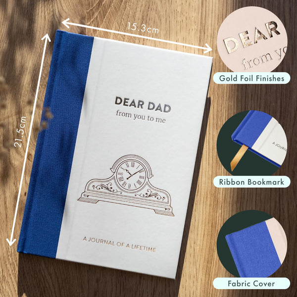 Dear Dad, From You To Me: Memory Journal Capturing Your Father's Own Amazing Sto