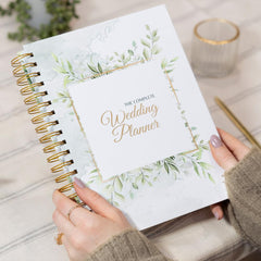 The Complete Wedding Planner, 160 Page Spiral Bound Wedding Organizer with Gold