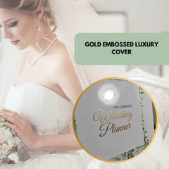 The Complete Wedding Planner, 160 Page Spiral Bound Wedding Organizer with Gold