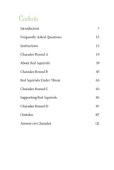 Squirrel Charades - a unique gift for puzzlers in your life