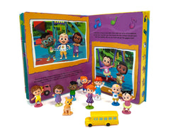 Cocomelon My Busy Books - Storybook, 10 figurines, playmat