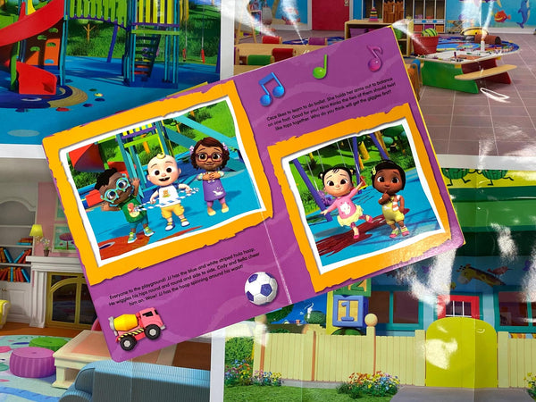 Cocomelon My Busy Books - Storybook, 10 figurines, playmat