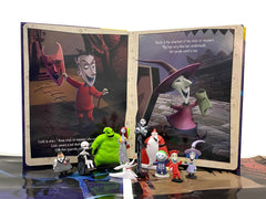 Disney Nightmare Before Christmas My Busy Books - Storybook, 10 figurines, playm
