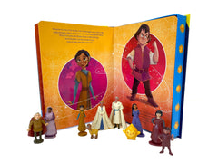Disney Wish My Busy Books - Storybook, 10 figurines, playmat
