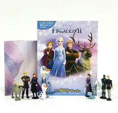 Disney Frozen 2 My Busy Books - Storybook, 10 figurines, playmat