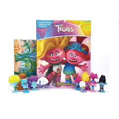 Cover of DreamWorks Trolls Band Together My Busy Books - Storybook, 10 figurines, playmat by Phidal Publishing Inc.