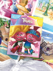 DreamWorks Trolls Band Together My Busy Books - Storybook, 10 figurines, playmat