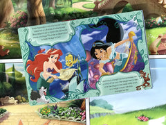 Disney Princess Great Adventures My Busy Book - Storybook, 10 figurines, playmat
