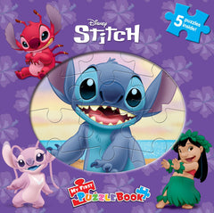 Cover of Disney Stitch My First Puzzle Book - Jigsaw Puzzles for kids, 10-page board book by Phidal Publishing Inc.