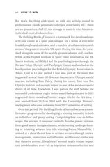 How to Win: Lessons in Success from the Lioness' performance psychologist