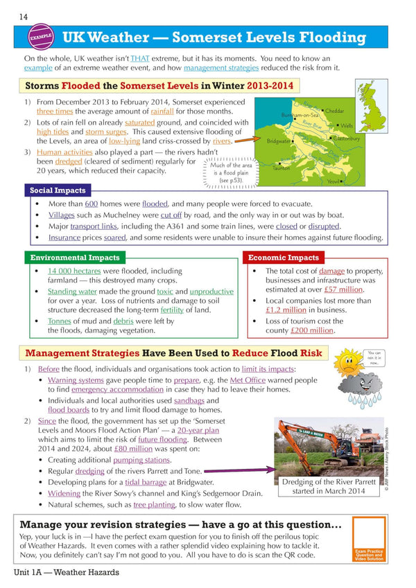 GCSE Geography AQA Revision Guide includes Online Edition, Videos & Quizzes