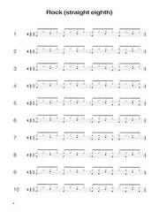 1001 Drum Grooves – The Complete Resource for Every Drummer | Rock, Jazz, Funk by Steve Mansfield - used book at Perkology Books