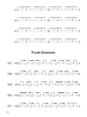 1001 Drum Grooves – The Complete Resource for Every Drummer | Rock, Jazz, Funk by Steve Mansfield - used book at Perkology Books