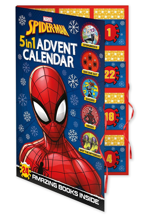 Marvel Spider-Man: 5-in-1 Advent Calendar (Countdown to Christmas with stories,