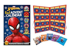Marvel Spider-Man: 5-in-1 Advent Calendar (Countdown to Christmas with stories,