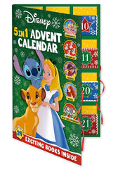 Disney: 5-in-1 Advent Calendar (Countdown to Christmas with stories,