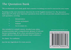 The Quotation Bank: An Inspector Calls GCSE Revision and Study Guide for
