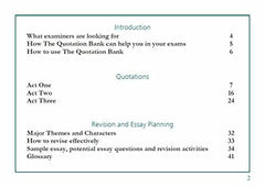 The Quotation Bank: An Inspector Calls GCSE Revision and Study Guide for
