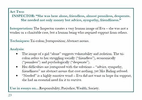 The Quotation Bank: An Inspector Calls GCSE Revision and Study Guide for