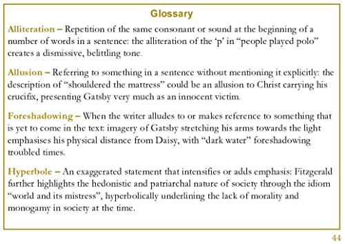 The Quotation Bank: The Great Gatsby A-Level Revision and Study Guide for