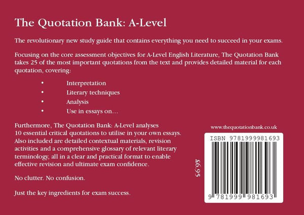 The Quotation Bank: The Handmaid's Tale A-Level Revision and Study Guide for